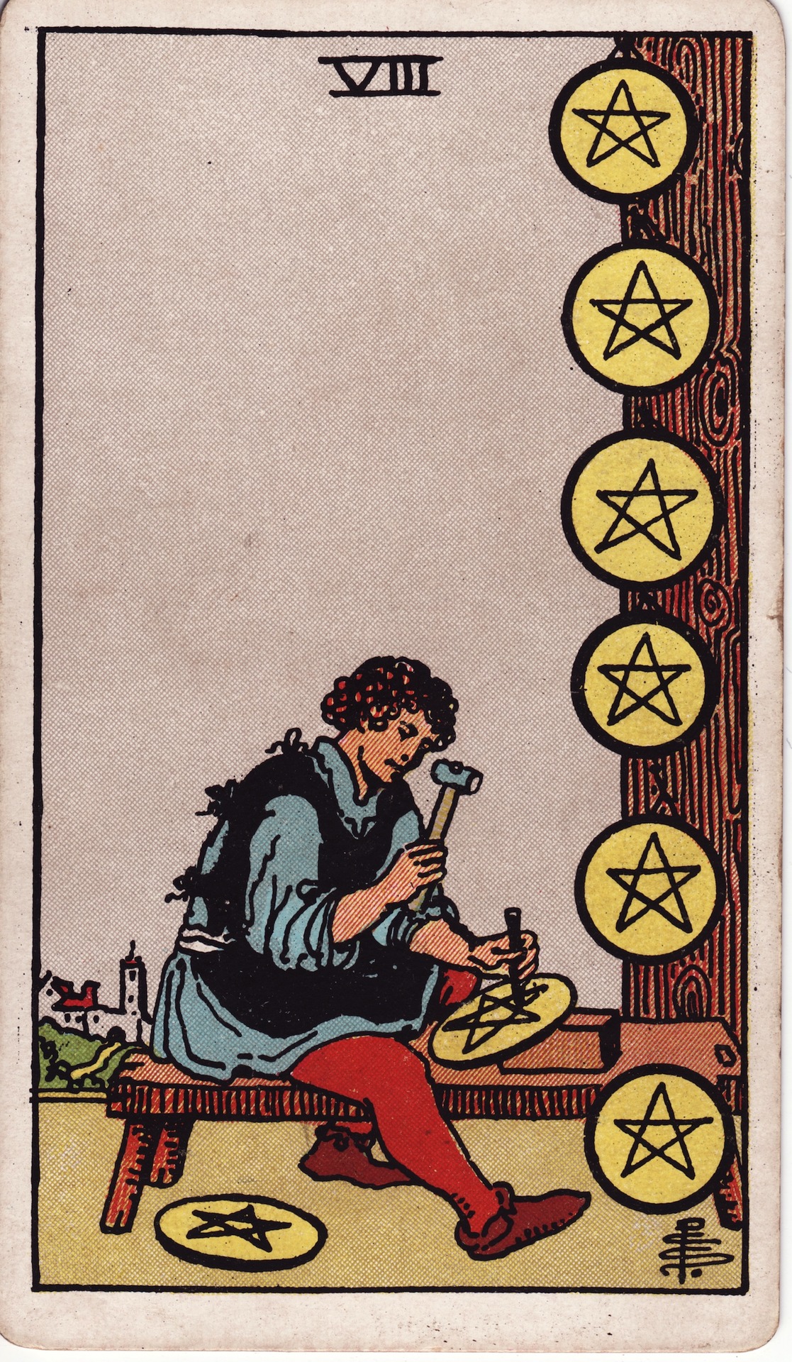 펜타클 8 (Eight of Pentacles)