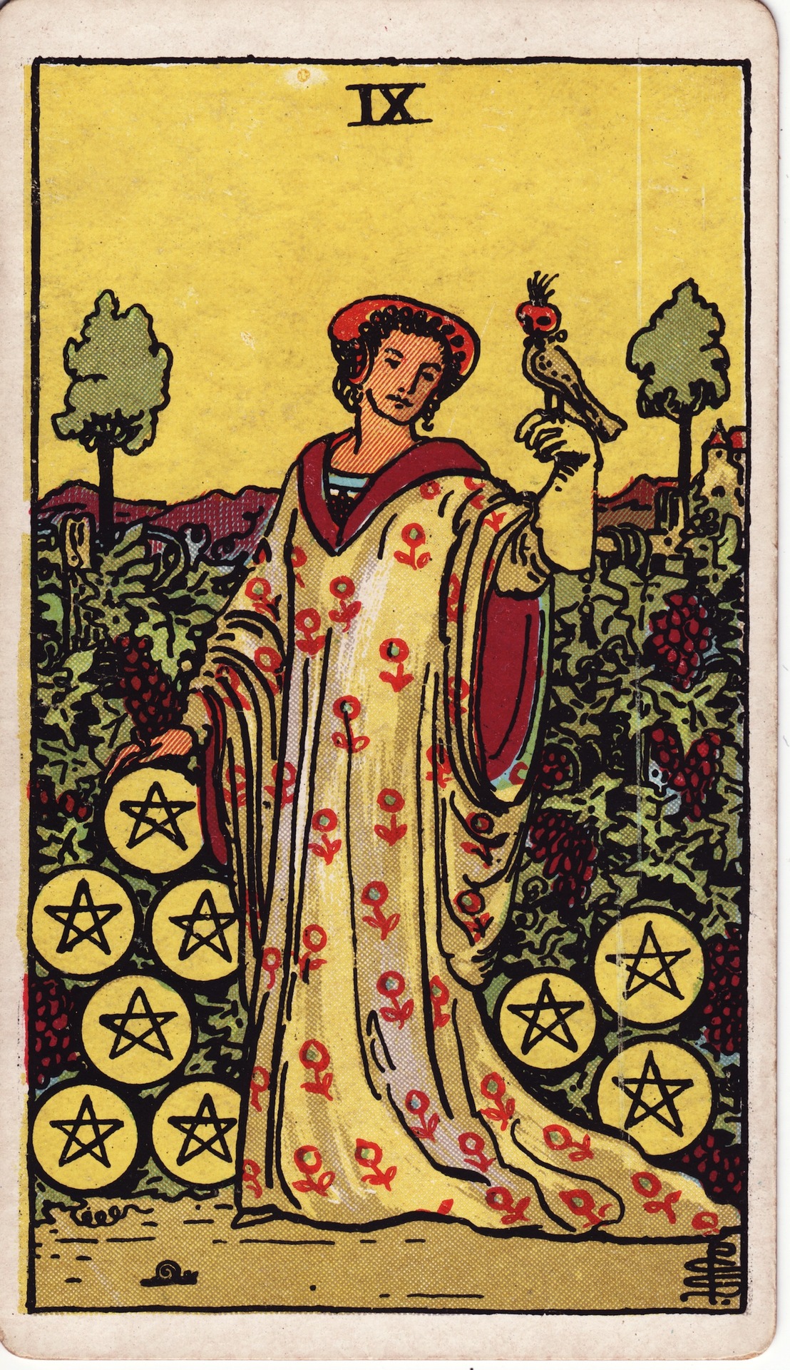 펜타클 9 (Nine of Pentacles)