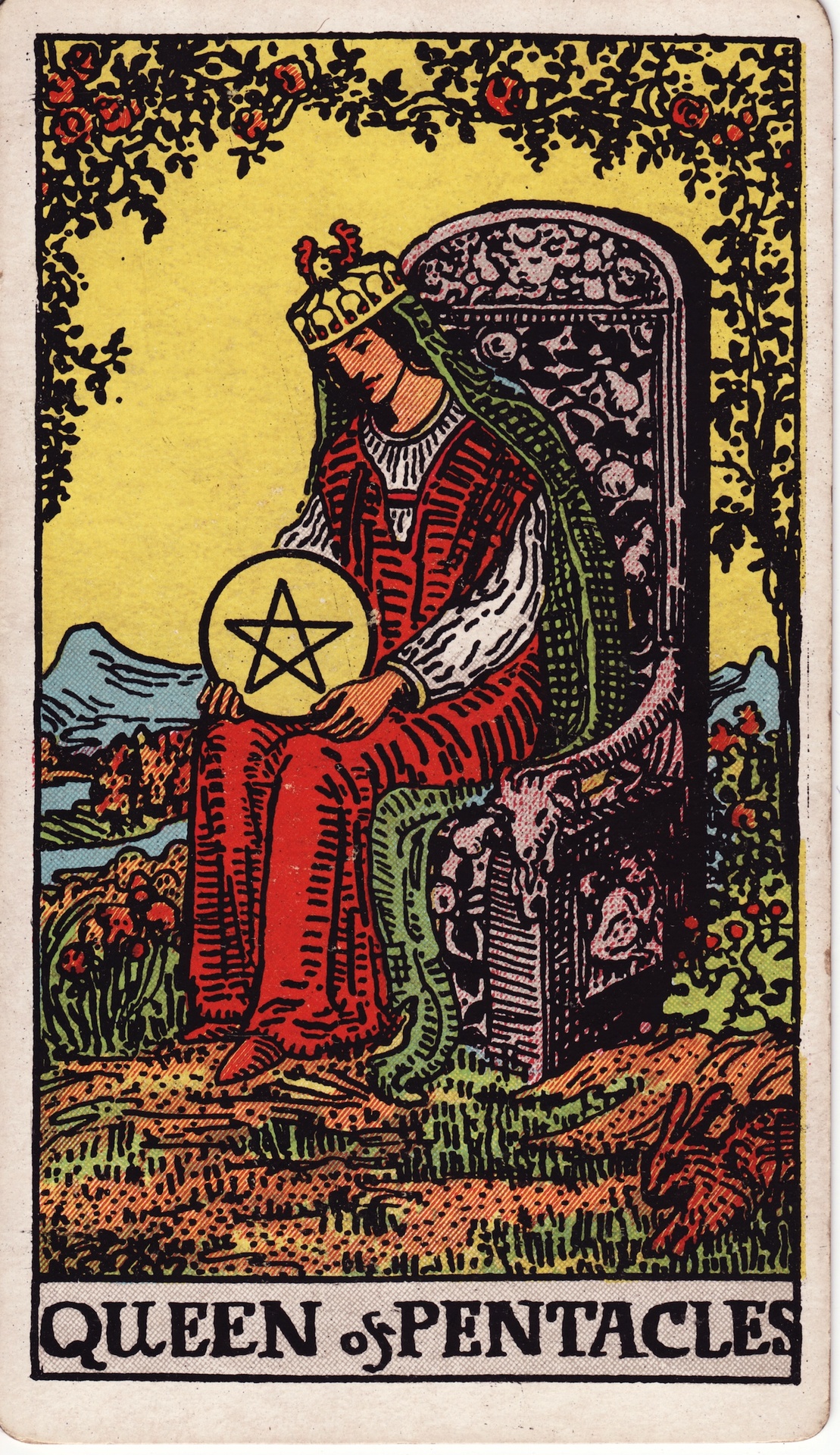 펜타클 여왕 (Queen of Pentacles)