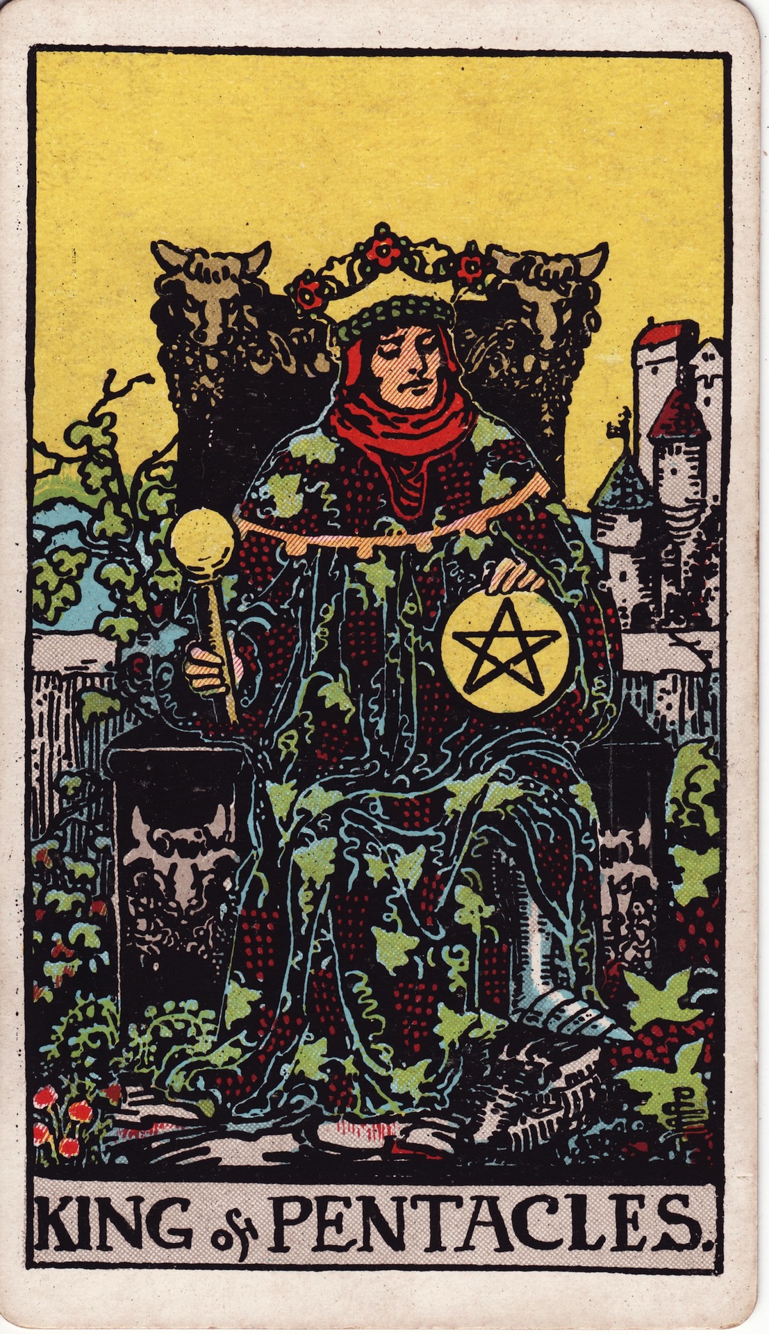 펜타클 왕 (King of Pentacles)