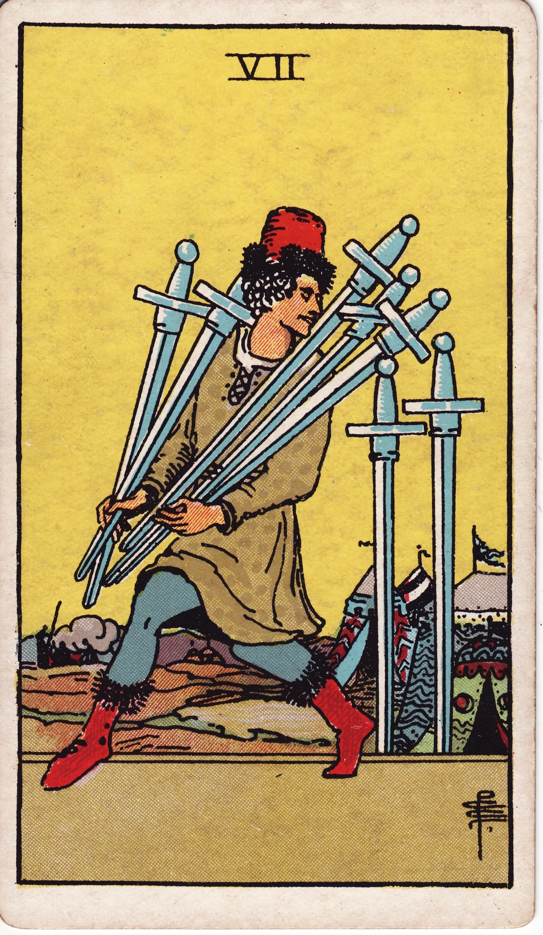 소드 7 (Seven of Swords)